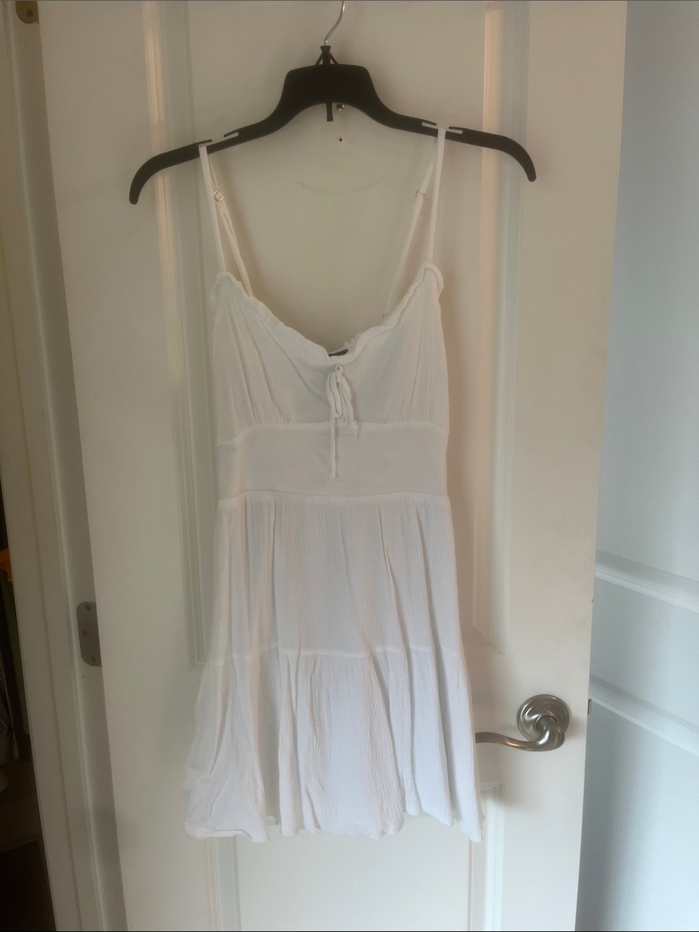 Forever 21 White Tie-Front Sundress